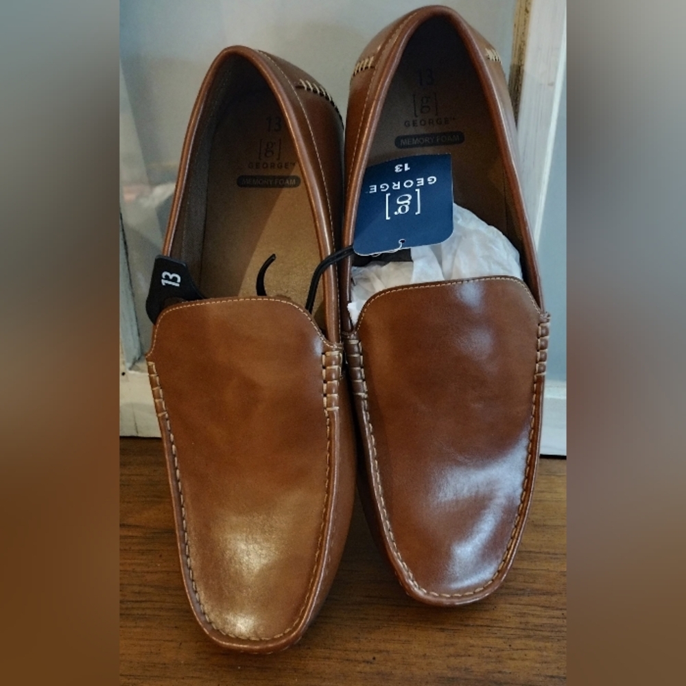 George Men's Brown Grayson Driver Moccasin/Loafers